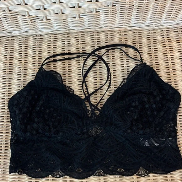 Auden Black Lace Bralette and Auden Cream Lace Bralette - Picture 2 of 12